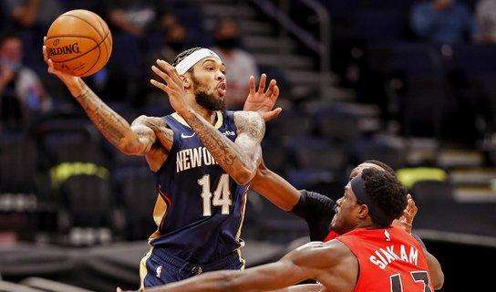 NBA - New Orleans Pelicans di successo contro i Raptors di Tampa