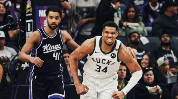 NBA - Milwaukee resiste agli assalti dei Kings e nel finale trova la vittoria