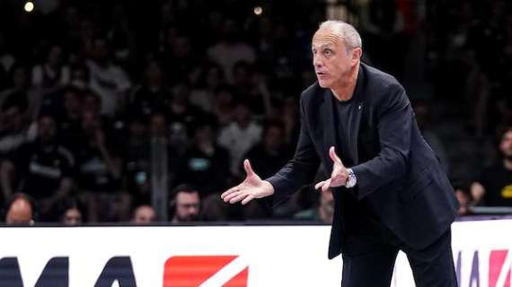 Olimpia, Messina: «Giocato con più pazienza. Brooks? Ogni giorno fa sempre meglio»