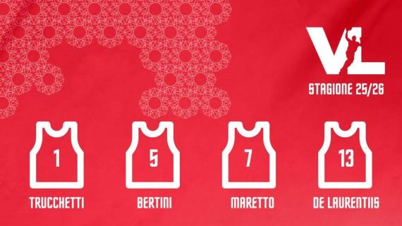 VL Pesaro, ecco i numeri di maglia per la stagione 2025/26