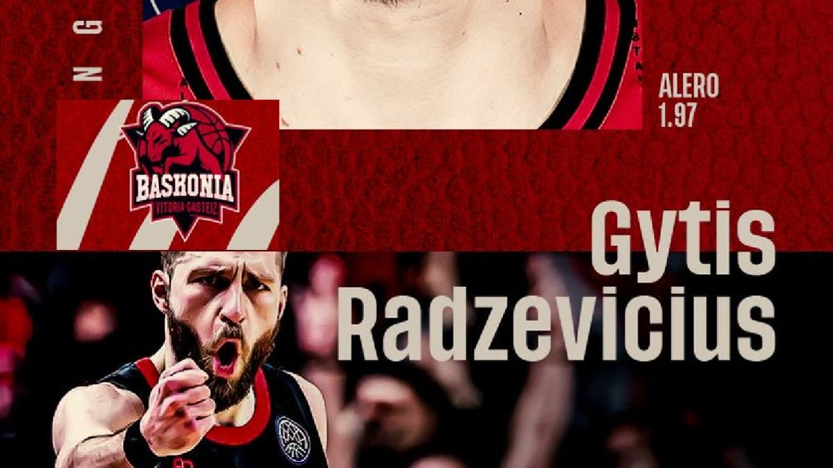 UFFICIALE EL - Gytis Radzevičius nuovo giocatore del Kosner Baskonia