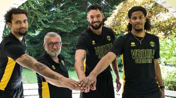 Vanoli Cremona: a Carisolo la presentazione di Burns, Jones e Willis