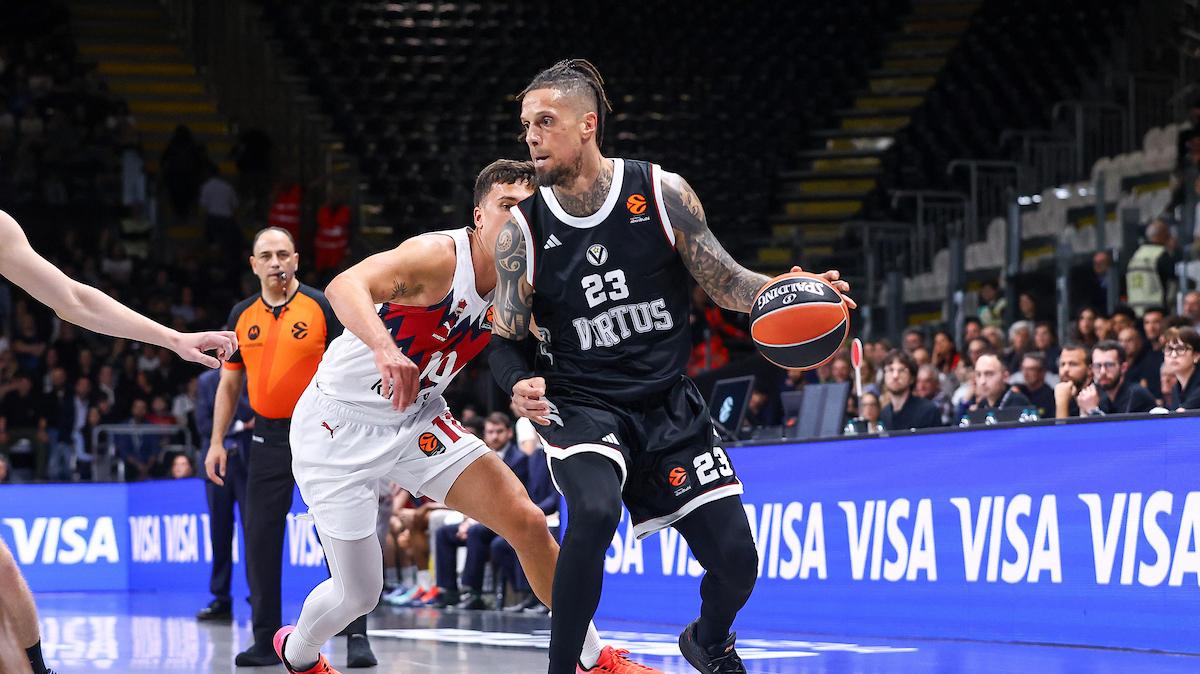 Intervallo: Virtus Bologna sotto 39-44 contro il Baskonia, diretta 