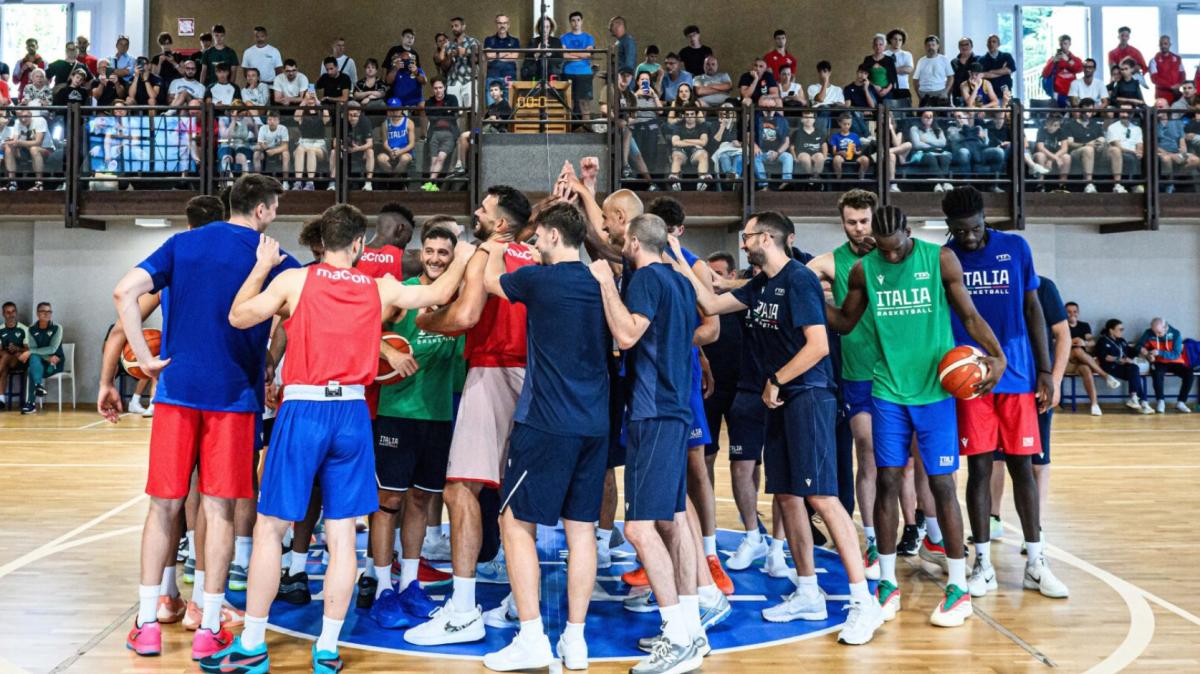 Italbasket, a Folgaria il Training camp dal 10 al 20 agosto e la Trentino Cup contro l’Estonia