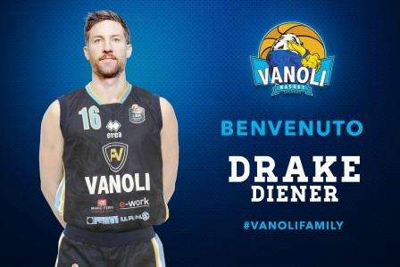 A2 - Drake Diener è un giocatore della Vanoli Basket Cremona