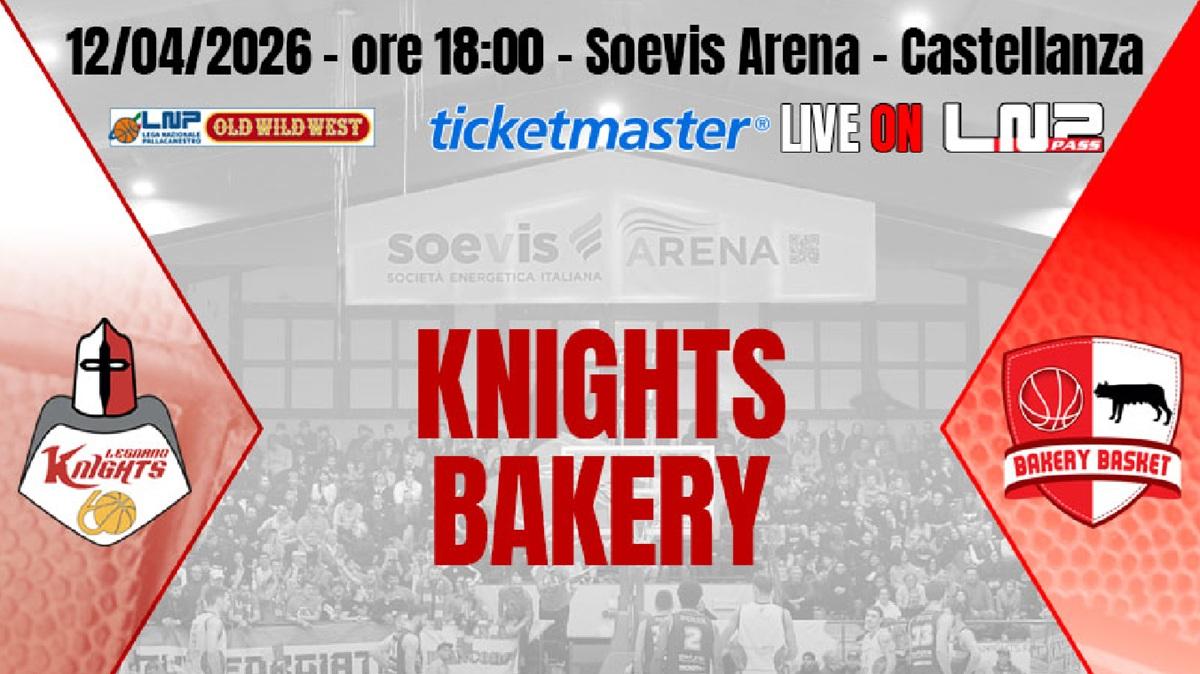 Serie B - Palio e Bakery Piacenza domenica alla Soevis Arena dei Knights