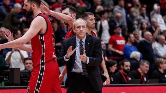 Ettore Messina sulla ripartenza dopo la Coppa Italia, il confronto con la squadra e il rientro di Causeur