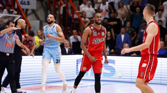 LBA - Trieste, a Napoli Markel Brown eguaglia il suo record personale di triple