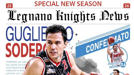 Serie B - I Legnano Knights confermano il #21 Guglielmo Sodero