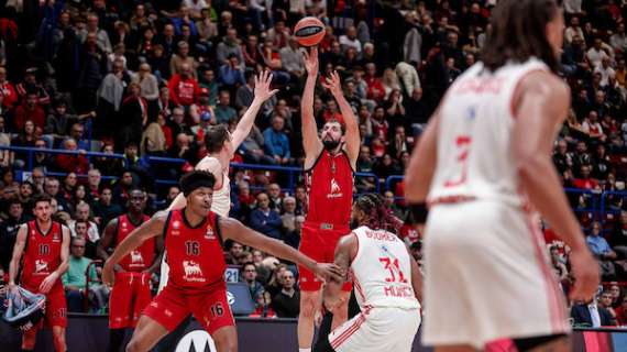 LIVE EL – Niente da fare per l'Olimpia Milano, al Forum passa il Bayern