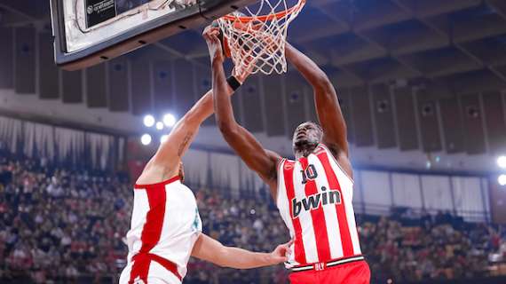 Virtus Bologna, l'Olympiacos recupera Moustapha Fall