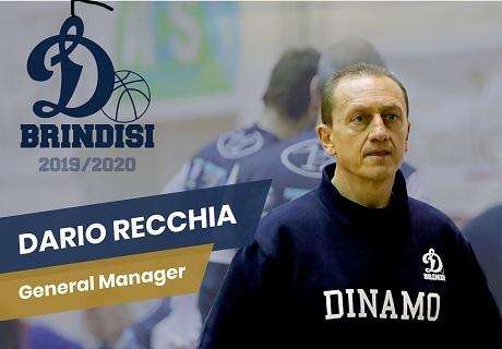 Serie C - Dinamo Basket Brindisi: Dario Recchia confermato General manager