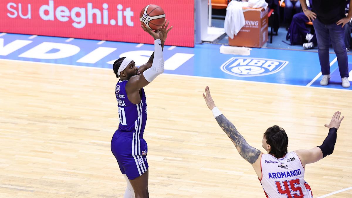 A2 - Brindisi, Mouaha: «Pesaro? Preparata la gara nei minimi dettagli»