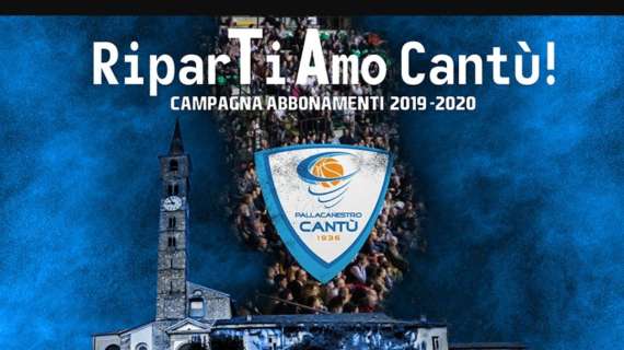 Lega A - Cantù, prima fase campagna abbonamenti con 966 sottoscrizioni