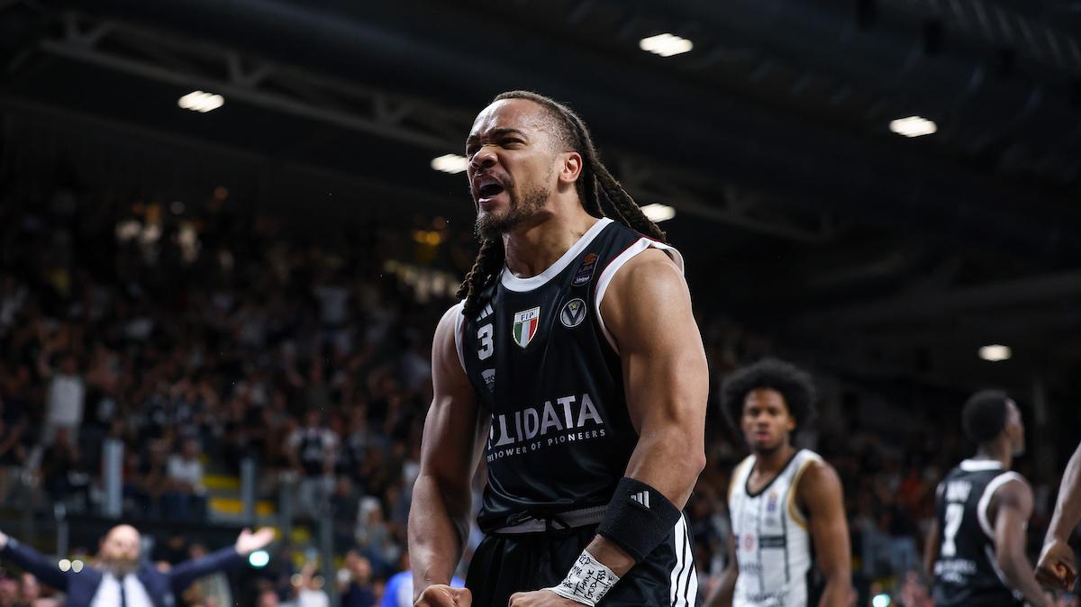 La gara5 è della Virtus Bologna: battuta Trento con un super Carsen Edwards