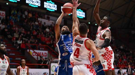 LIVE LBA - Bilan sfiora una clamorosa tripla doppia, Brescia passa a Pistoia