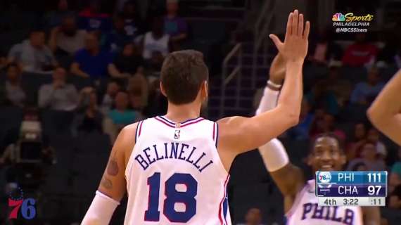 In sole 38 partite Marco Belinelli ha lasciato un ricordo indelebile a Philadelphia