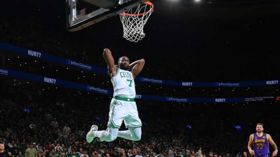 NBA - I Celtics respingono l'assalto dei Lakers e si prendono la rivincita