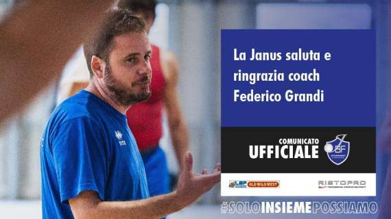 Serie B - Ufficiale: Federico Grandi non è più il capo allenatore della Janus Fabriano
