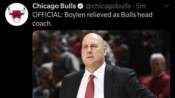 UFFICIALE NBA - I Bulls licenziano Jim Boylen
