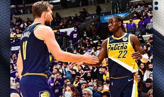 NBA - Pacers, Caris LeVert gioca un brutto scherzo ai Los Angeles Lakers