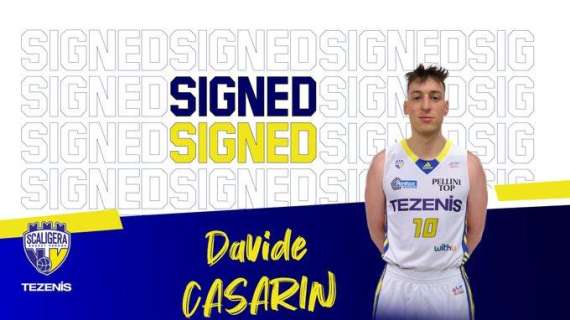 UFFICIALE A2 - Davide Casarin firma con la Tezenis Verona