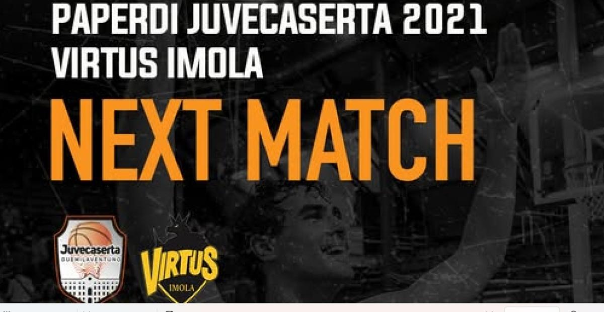 Serie B - Paperdi Caserta, al PalaPiccolo di scena la Virtus Imola