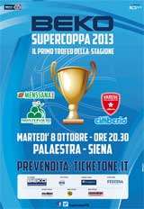 Beko Supercoppa 2013 in diretta su Sportitalia1
