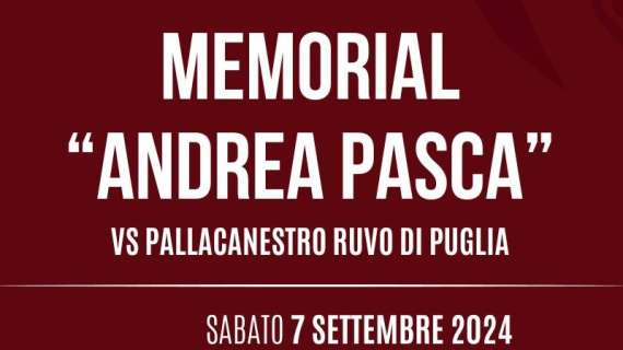 A2 - Hdl Nardò sfida Ruvo di Puglia nel Memorial "Andrea Pasca"