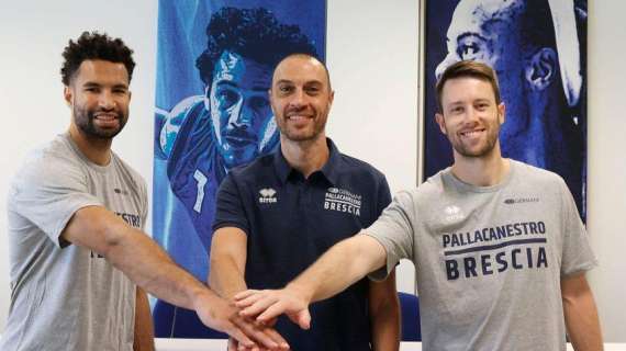 LBA - Germani Brescia, l’ora di Crawford e Kalinoski: “Pronti a lavorare per una stagione positiva”