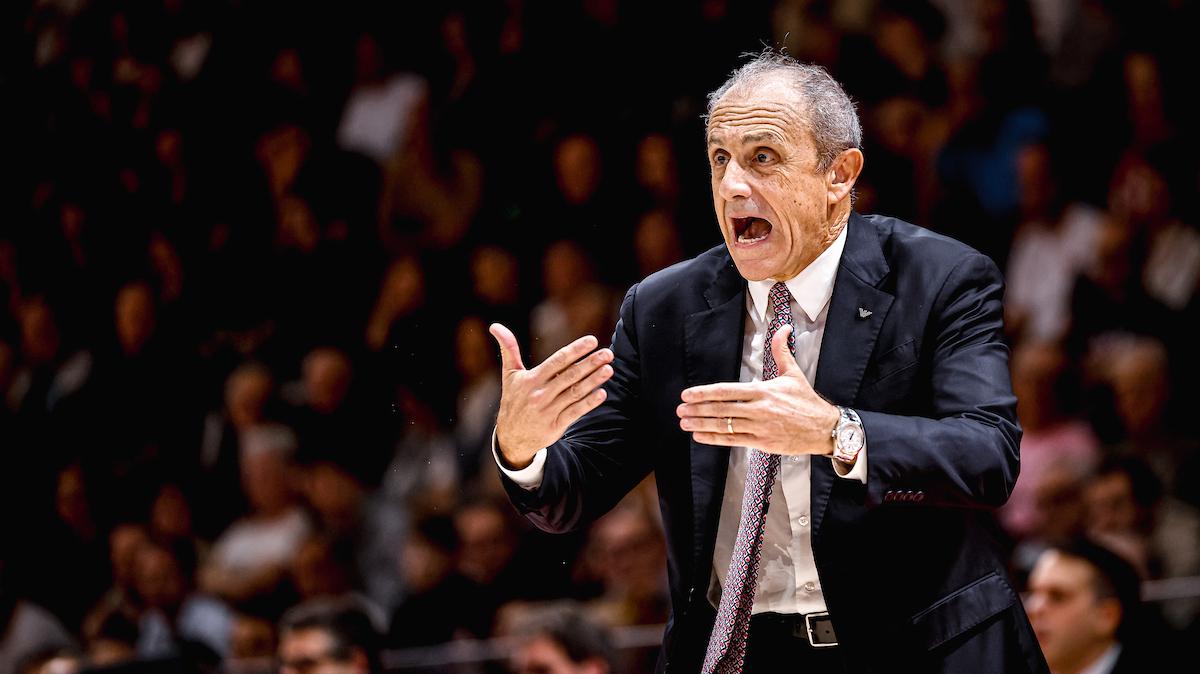 Olimpia Milano, i 12 di Messina a Brescia: rientrano Bolmaro e Brooker