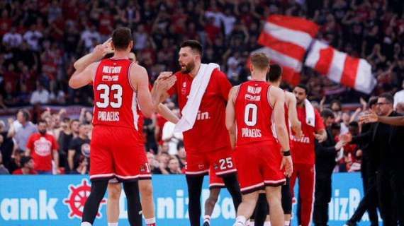 LIVE EL Playoff - L'Olympiacos travolge il Barcelona e lo porta alla bella