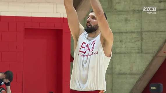 LBA - Olimpia Milano: Nikola Mirotic a lavoro per il rientro in settimana