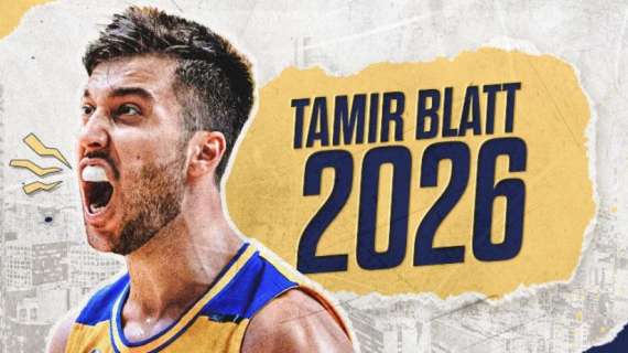 UFFICIALE EL - Maccabi Tel Aviv, rinnovo biennale per Tamir Blatt 