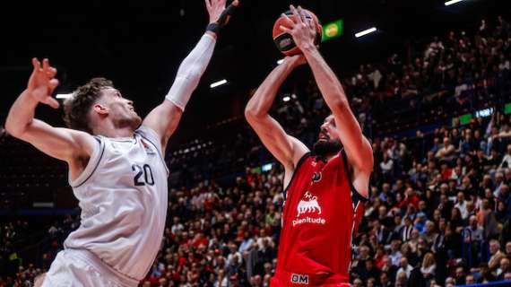 LIVE EL - Olimpia Milano vs Paris Basketball: diretta (33-37 al 19')