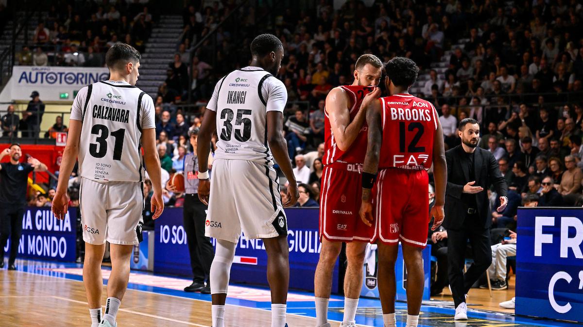 La sfida tra Udine e Olimpia Milano si risolve all'ultimo: gli highlights