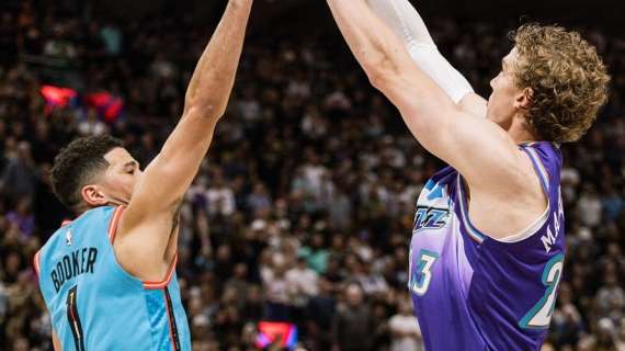 NBA - Jazz: Markkanen firma la vittoria sui Suns dopo il duello con Booker