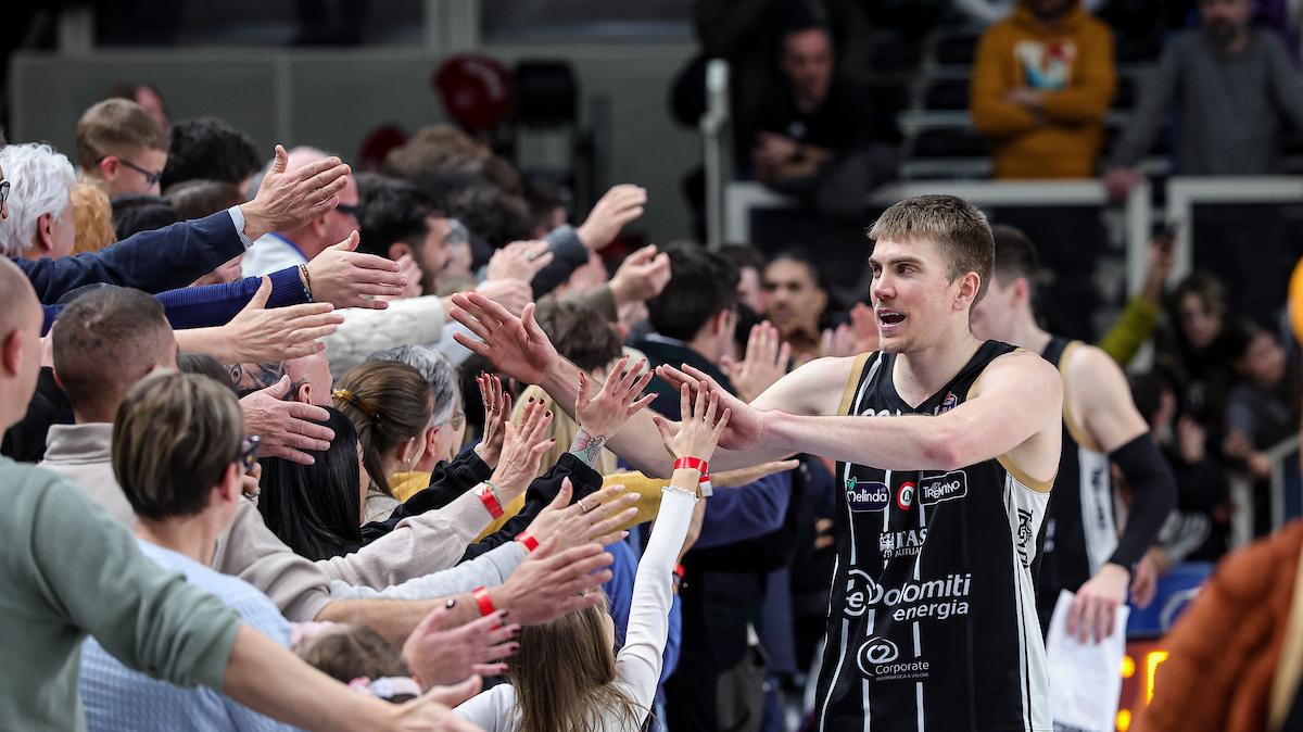 Trento, Peyton Aldridge e Davide Dusmet in vista della sfida contro il Lietkabelis