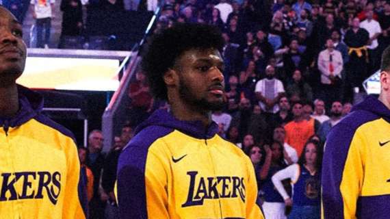 NBA - Lakers: Bronny e LeBron James in campo stanotte per la prima del 2024/25