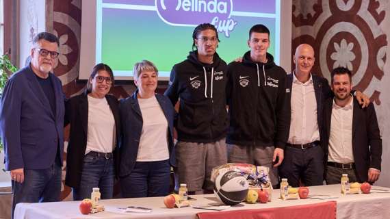 Theo Airhienbuwa e Andrej Jakimovski presentati da Trento in vista della Melinda Cup
