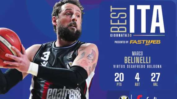 LBA - Virtus, Marco Belinelli è il Miglior Italiano della 30^ giornata