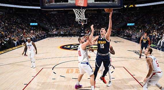 NBA - Solo all'overtime i Denver Nuggets hanno ragione dei LA Clippers