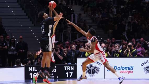 LBA: gli highlights della finale di Coppa Italia tra Olimpia Milano e Aquila Trento