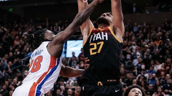 NBA - Gli Utah Jazz si prendono la rivincita sui Detroit Pistons