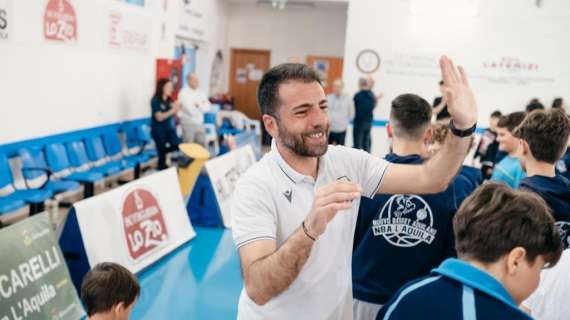 Serie B Int - Il saluto del Nuovo Basket Aquilano al coach Francesco Barilla