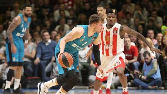 EuroLeague - Doncic salva il Real e da la vittoria contro Belgrado