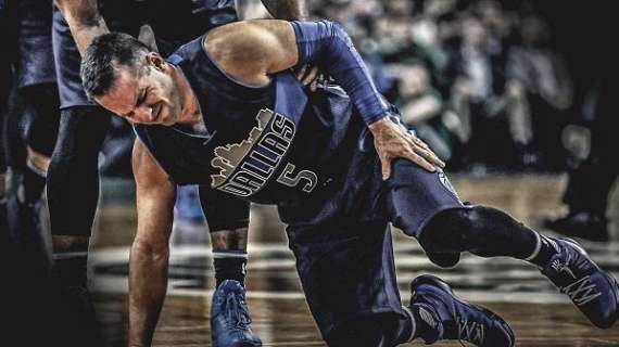 NBA - Dallas, per JJ Barea sospetta rottura del tendine d'Achille