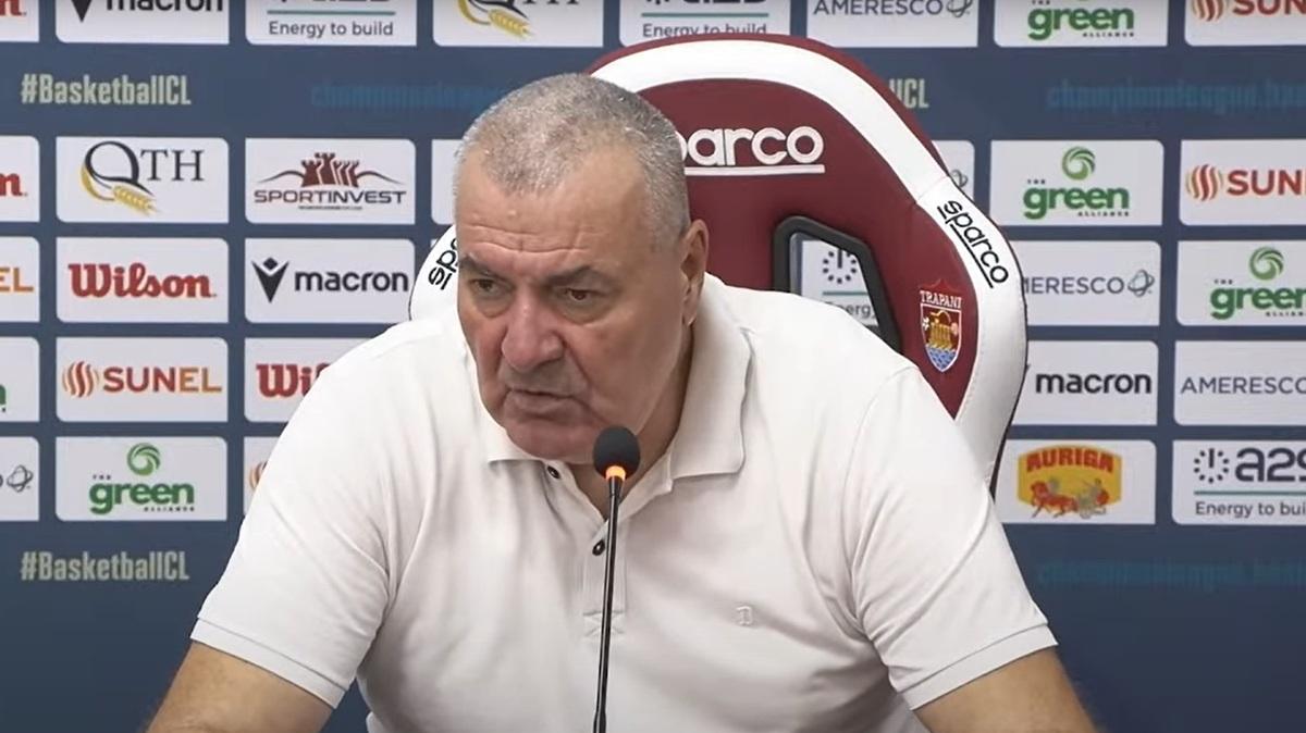 Trapani Shark, Repesa: «Non posso dire niente alla squadra. Ci abbiamo provato»