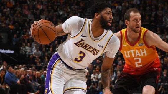 NBA - I Lakers spazzano via i Jazz a domicilio