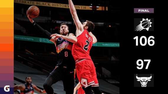 NBA - Phoenix si prende una grande vittoria nello United Center dei Bulls